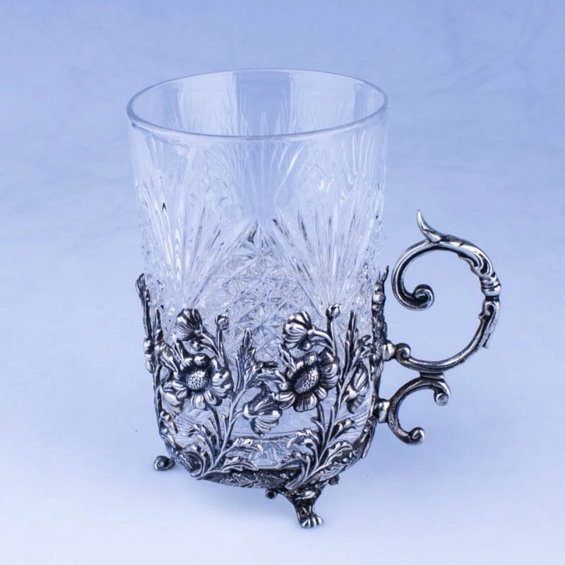 серебряный подстаканник