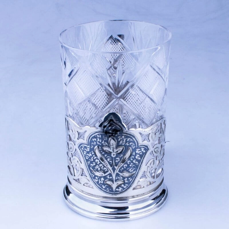 серебряный подстаканник для чая