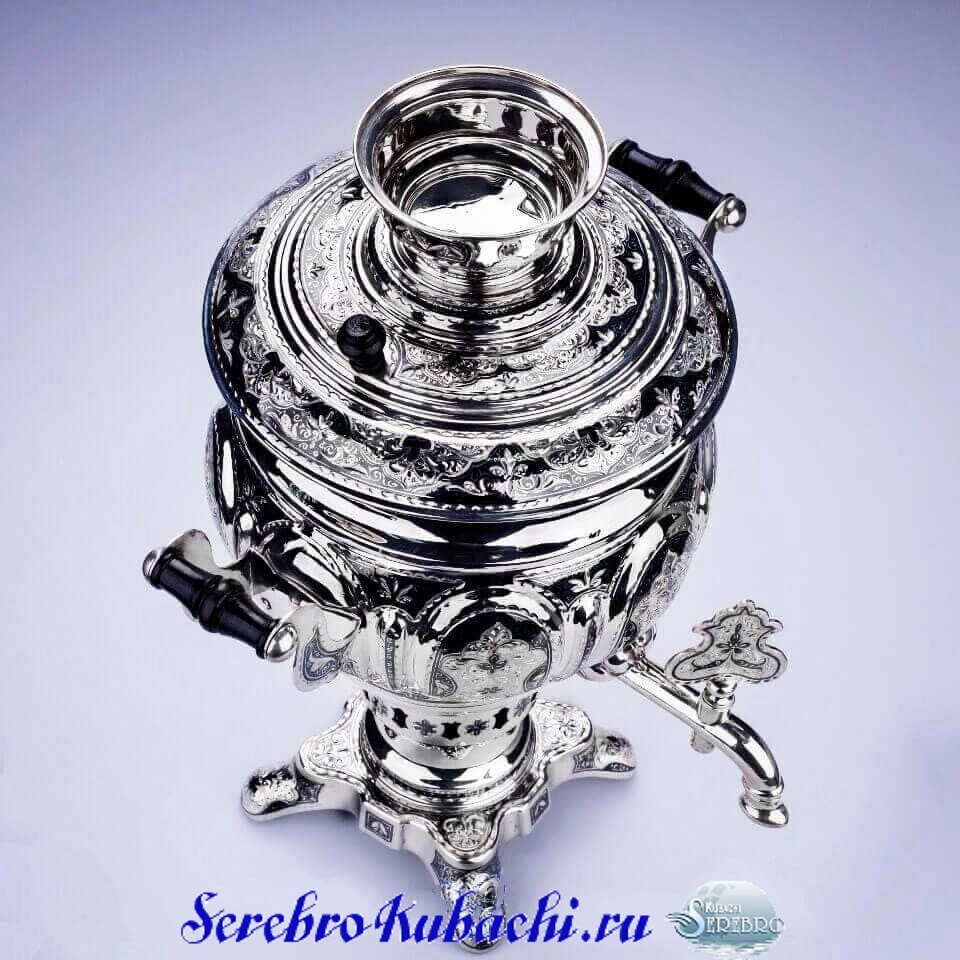 серебряный самовар