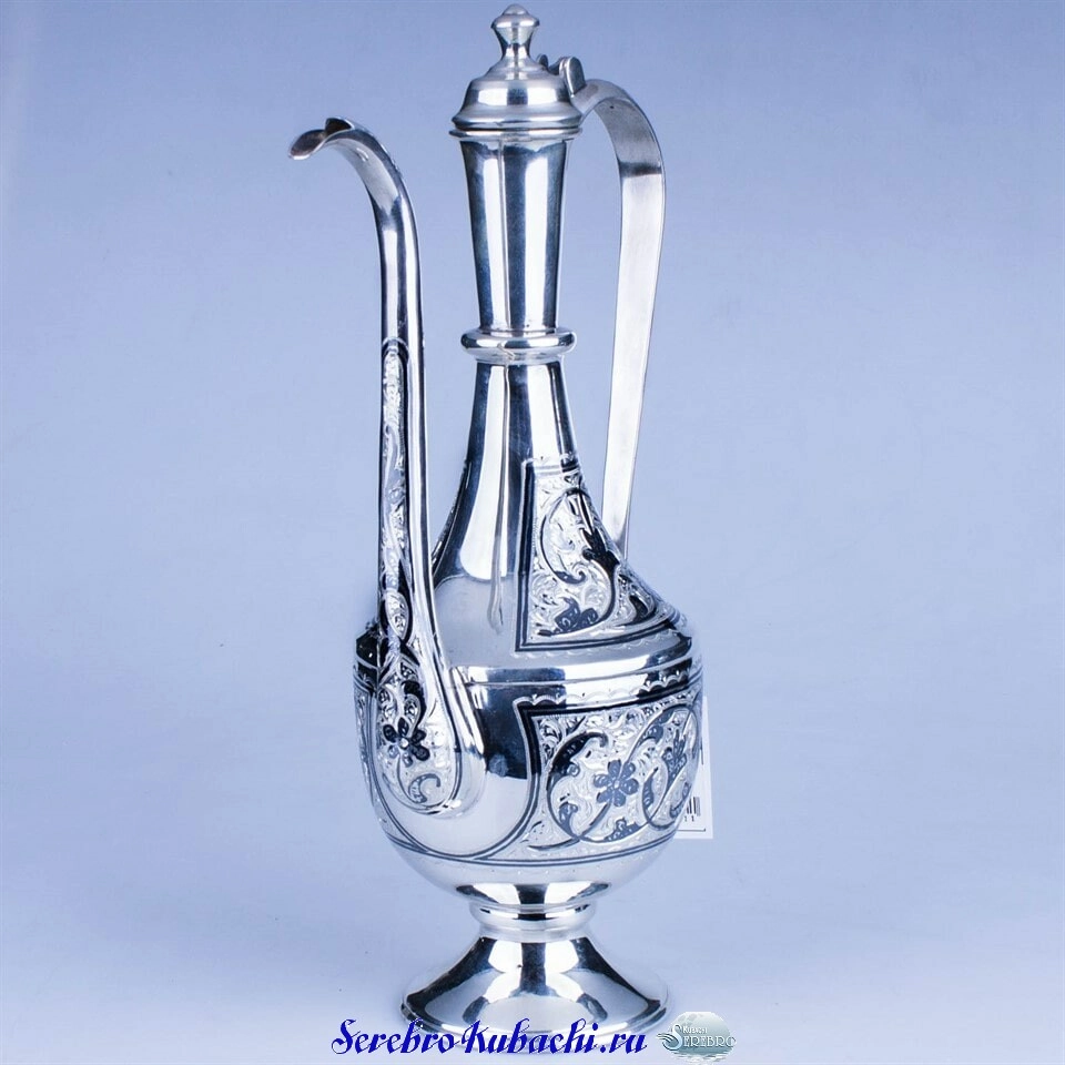 серебряный коньячный кувшин