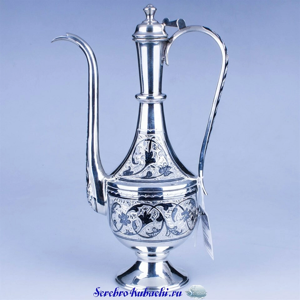 серебряный коньячный кувшин