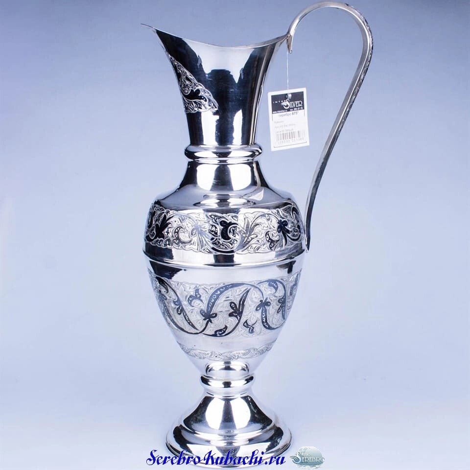 серебряный кувшин кубачи