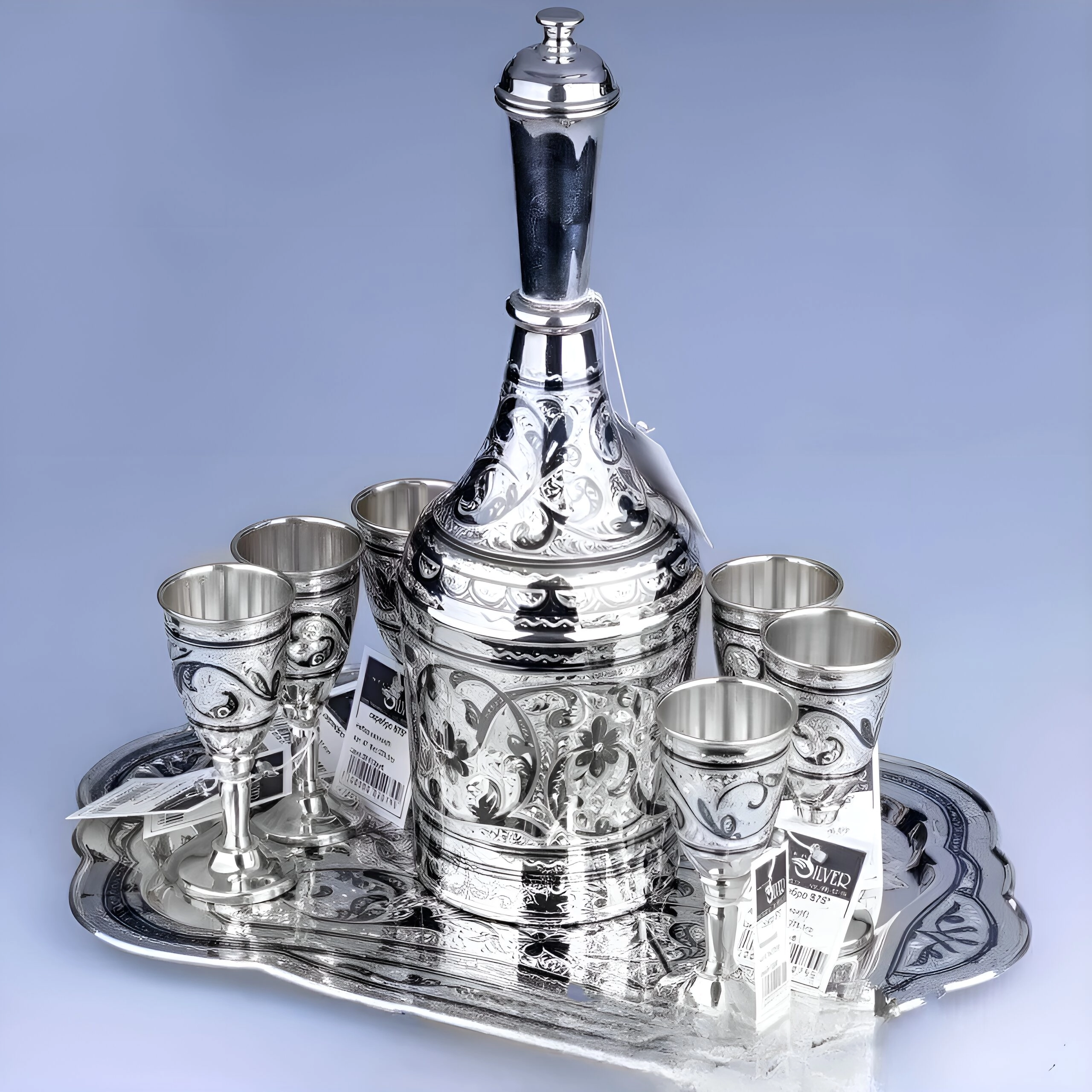 серебряный набор для водки