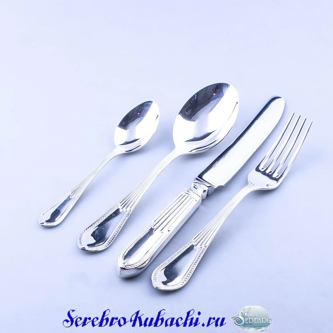 серебряный набор приборов на 1 персону