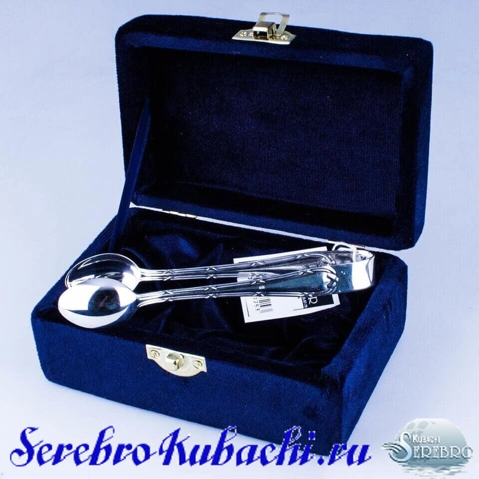 серебряные щипцы для сахара