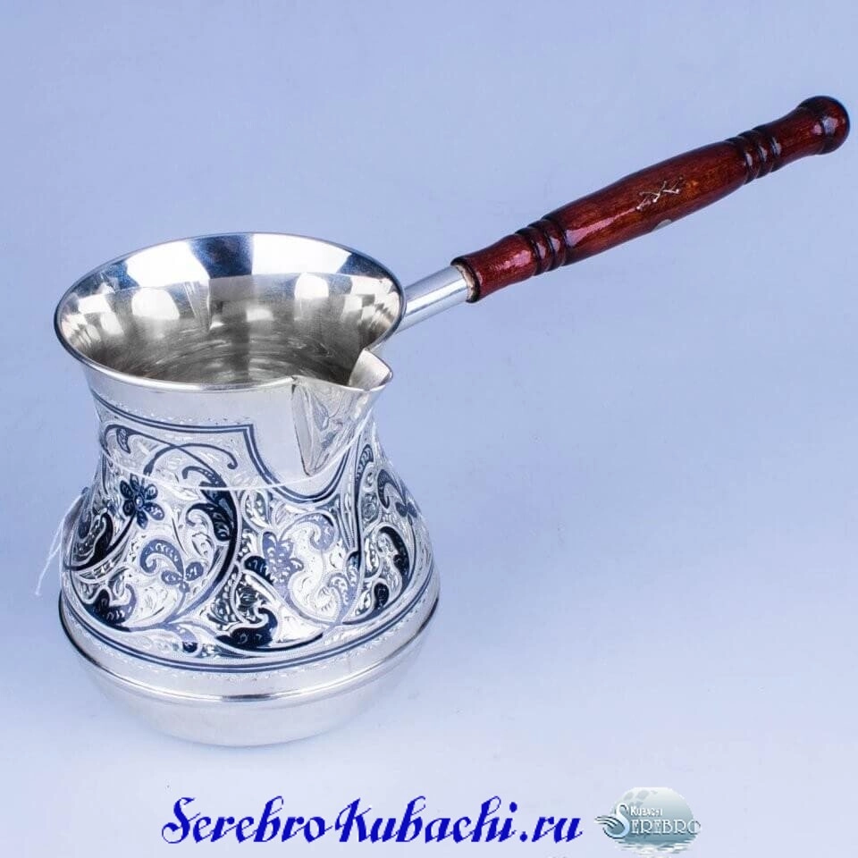 большая серебряная турка