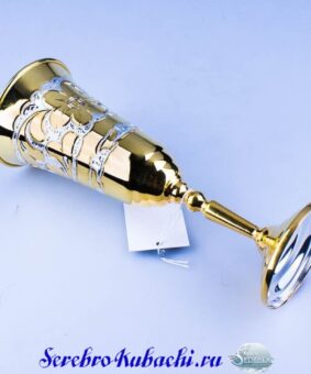 Бокал позолоченный 6 бокал позолоченный серебро