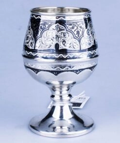 серебряный винный бокал