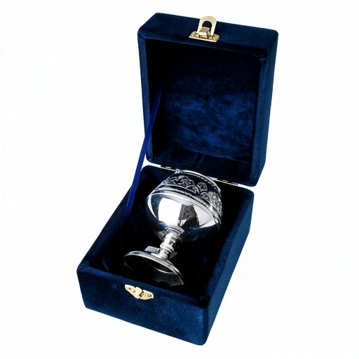 бокал коньячный серебряный