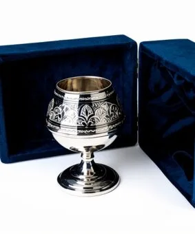 бокал коньячный серебряный