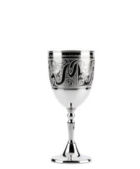 бокал серебряный с монограммой