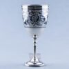 Серебряный бокал с монограммой 6 серебряный бокал с монограммой