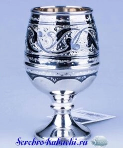 бокал для вина серебро