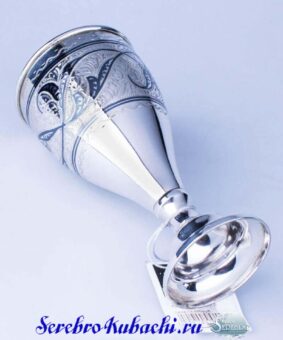 бокал серебряный кубачи