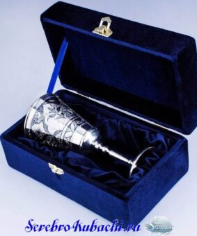 Бокал кубок серебряный 7 бокал кубок серебряный