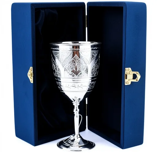 Серебряный кубок под вино — изображение 2