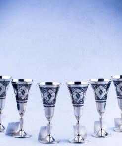 набор бокалов из серебра