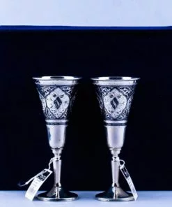 набор бокалов из серебра