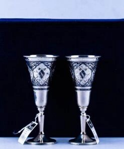 набор бокалов из серебра