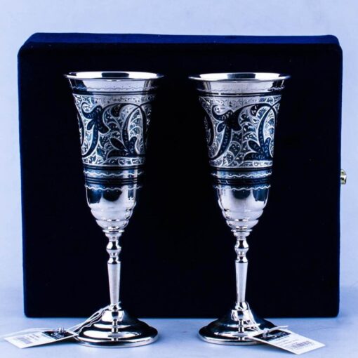 набор бокалов из серебра