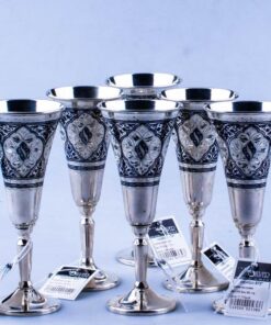 бокалы из серебра кубачи