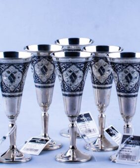 бокалы из серебра кубачи