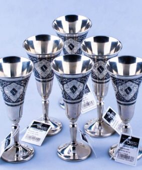 набор серебряных бокалов недорого