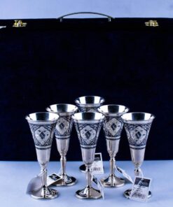 бокалы из серебра кубачи