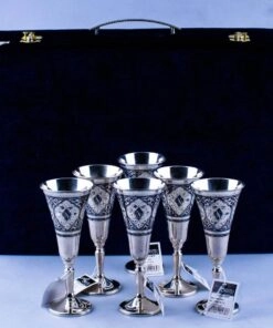 бокалы из серебра кубачи