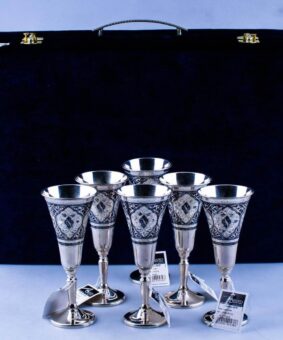 бокалы из серебра кубачи