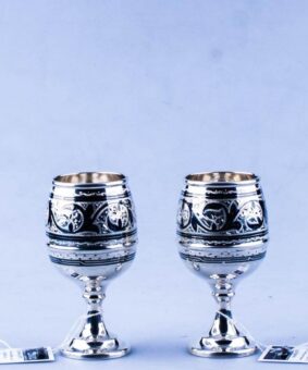 бокалы из серебра кубачи