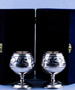 серебряные коньячные бокалы