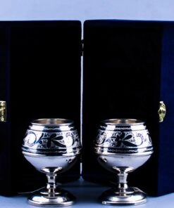 серебряные коньячные бокалы