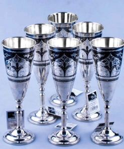 набор серебряных фужеров