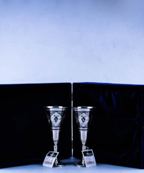 набор бокалов из серебра