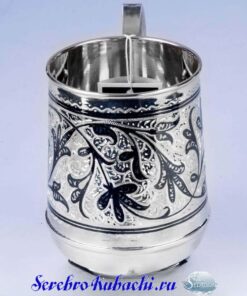 кубачинская серебряная кружка