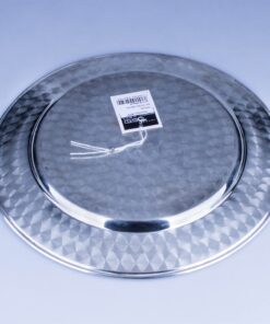 большая серебряная тарелка