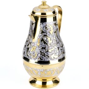 большой позолоченный серебряный кувшин