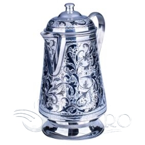 Кофейный набор из серебра 13 большой серебряный кофейник