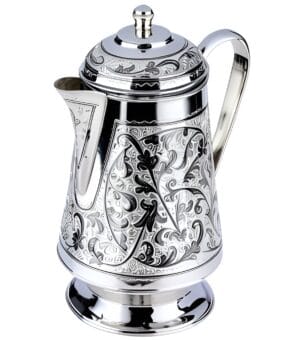 Большой серебряный кофейник