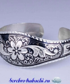 Серебряный браслет классический
