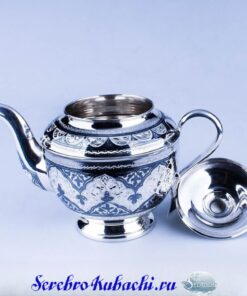 Серебряный чайник для заварки 2