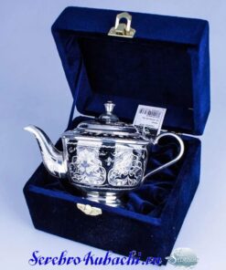 заварочный чайник серебряный