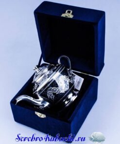 чайник серебряный