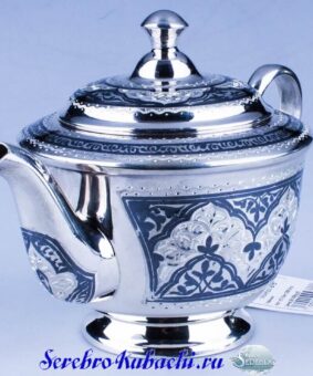 Чайник серебряный заварной 7 чайник серебряный