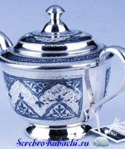 чайник серебряный
