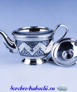 чайник серебряный