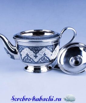 Чайник серебряный заварной 9 чайник серебряный