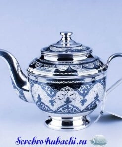 серебряный чайник для заварки