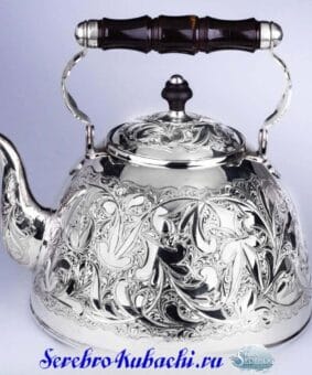 чайник для кипятка из серебра